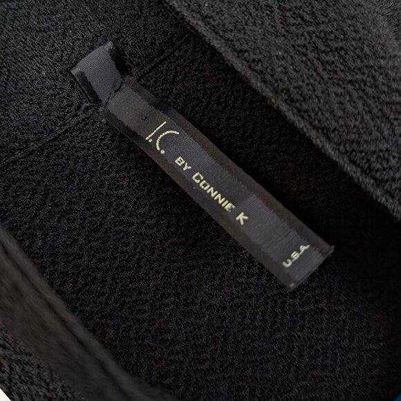 IC by Connie K Black Ruffled Jacket - Picture 7 of 8